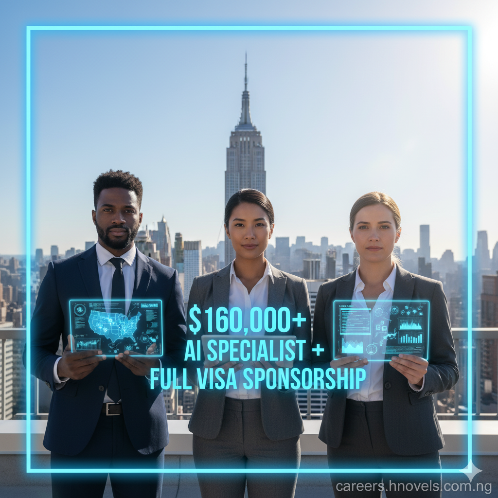 Future-Proof Career $160,000 AI Specialist Jobs in the United States with Visa Sponsorship