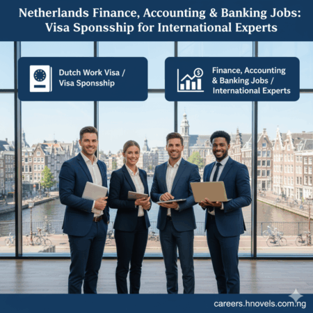 Netherlands Finance, Accounting and Banking Jobs with Visa Sponsorship