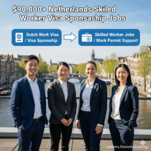 Netherlands Skilled Worker Visa Sponsorship Jobs with Work Permit Support.